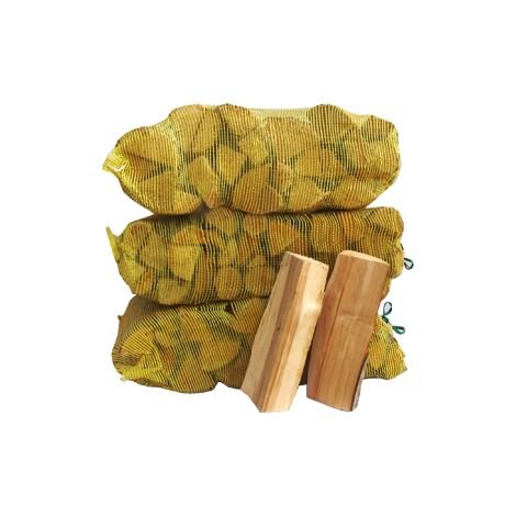 Legna da ardere secca ontano 3 sacchi da 40 litri – Bruciatura senza fumi – Ottima per stufe e forni pizzerie – Umidità massima 25% – Baltpell