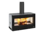 Inserto a legna ventilato con sistema di recupero calore e filtro catalitico INSERTO 100 EOS